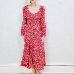 knee length dresses for ladies Whispers Of Bohemia Maxi Dress